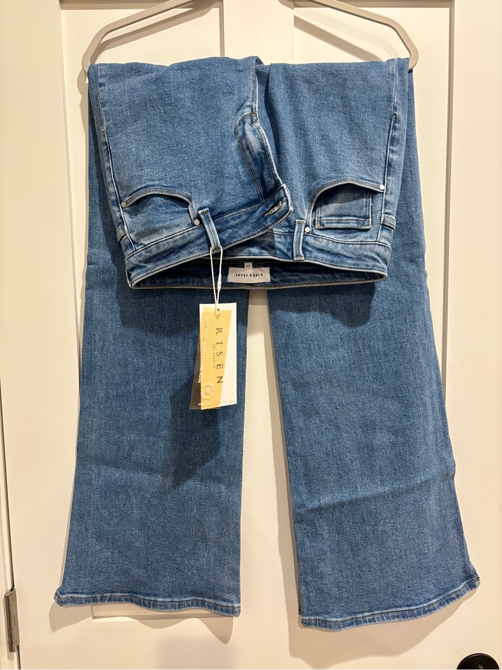 Risen Classic Wide-Leg Women’s Jeans - Light Blue